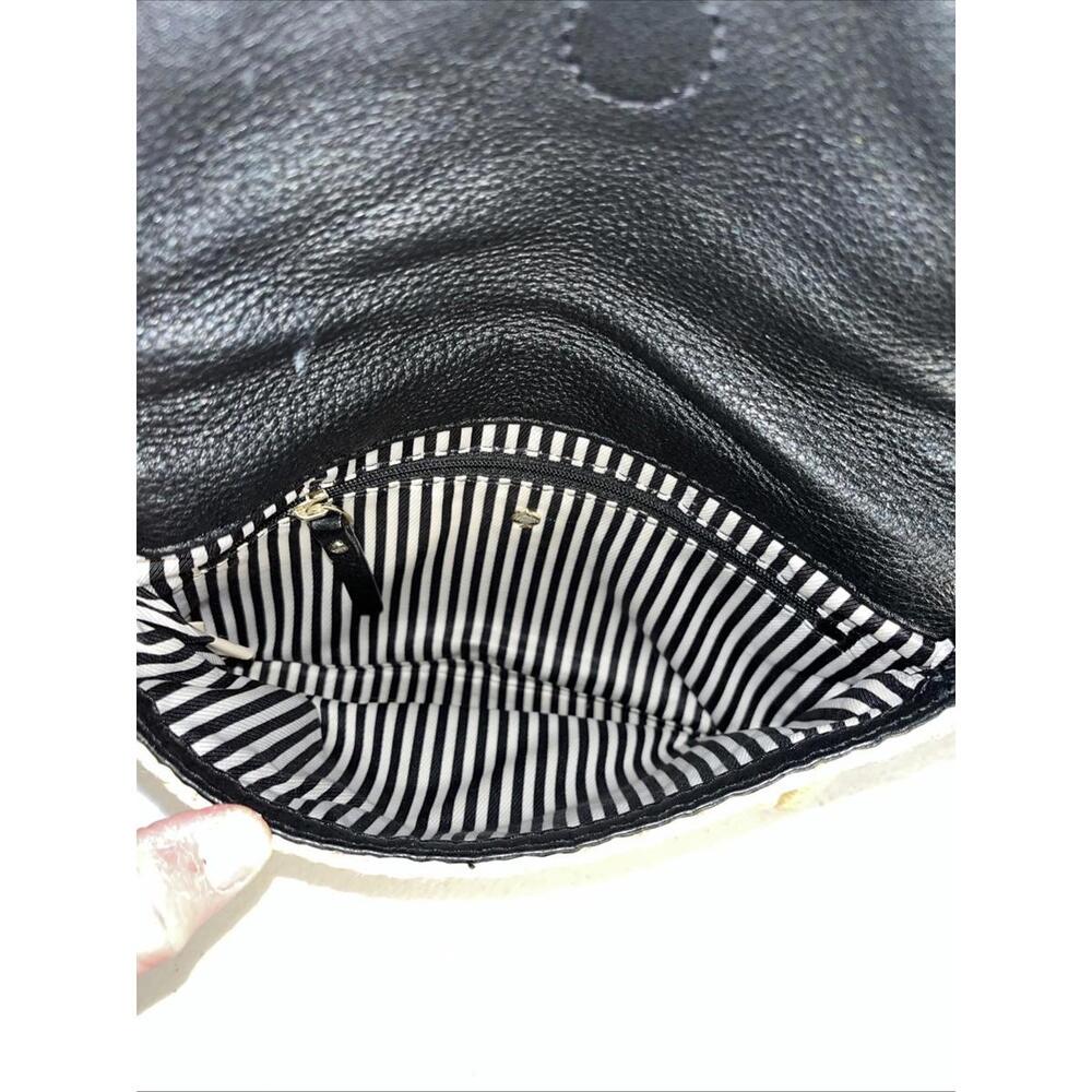 Kate Spade Crossbody Black With Silver Tone Hardware EUC - Picture 8 of 12